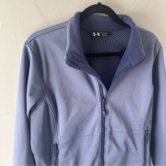 Under Armour Cold Infrared Softshell Jacket Steel Blue - Picture 2 of 7